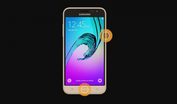 Как сделать снимок экрана на телефонах Samsung Galaxy j3 и j5?
